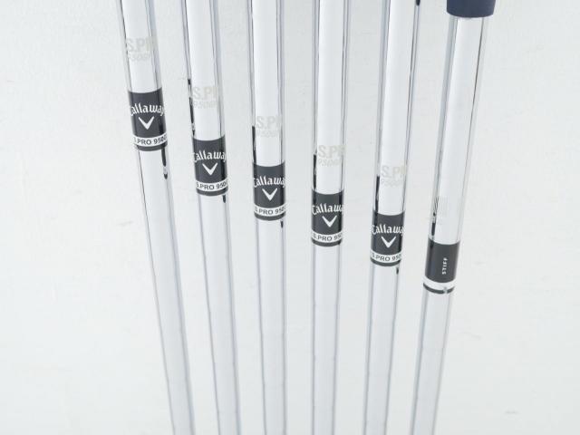 Iron set : Callaway : **มีตำหนิ** ชุดเหล็ก Callaway APEX Pro Forged มีเหล็ก 5-Pw (6 ชิ้น) ก้านเหล็ก NS Pro 950 Flex S