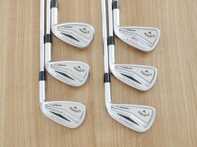 Iron set : Callaway : **มีตำหนิ** ชุดเหล็ก Callaway APEX Pro Forged มีเหล็ก 5-Pw (6 ชิ้น) ก้านเหล็ก NS Pro 950 Flex S