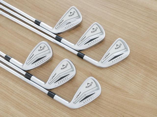 Iron set : Callaway : **มีตำหนิ** ชุดเหล็ก Callaway APEX Pro Forged มีเหล็ก 5-Pw (6 ชิ้น) ก้านเหล็ก NS Pro 950 Flex S
