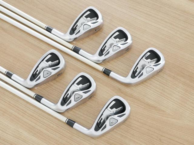 Iron set : Katana : ชุดเหล็ก Katana Voltio II Hi V (หน้าเด้ง ใบใหญ่ ตีง่าย ไกล สวย) มีเหล็ก 5-Pw ก้าน Tour AD VT-5 Flex R