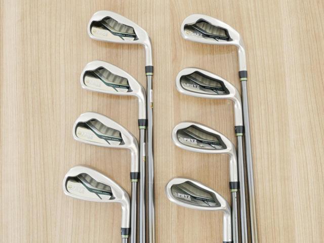 Iron set : Tourstage : ชุดเหล็ก Tourstage PHYZ Premium Model (รุ่นท๊อปสุด หายากสุด ตีง่าย ไกล เหมาะกับซีเนียร์) มีเหล็ก 5-Pw,Aw,Sw (8 ชิ้น) ก้านกราไฟต์ Flex R