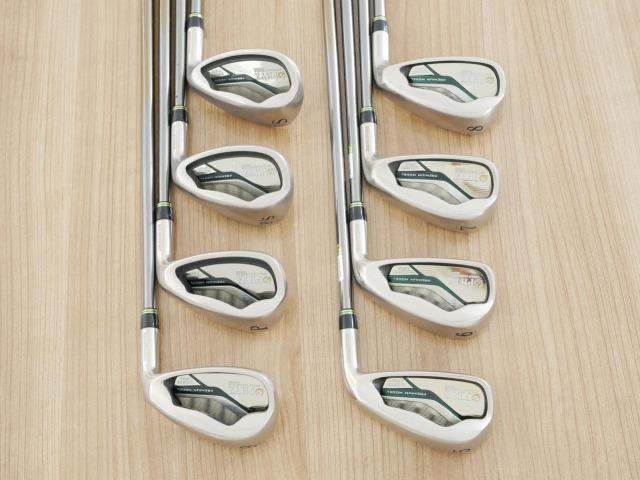 Iron set : Tourstage : ชุดเหล็ก Tourstage PHYZ Premium Model (รุ่นท๊อปสุด หายากสุด ตีง่าย ไกล เหมาะกับซีเนียร์) มีเหล็ก 5-Pw,Aw,Sw (8 ชิ้น) ก้านกราไฟต์ Flex R