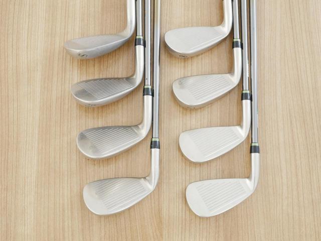 Iron set : Tourstage : ชุดเหล็ก Tourstage PHYZ Premium Model (รุ่นท๊อปสุด หายากสุด ตีง่าย ไกล เหมาะกับซีเนียร์) มีเหล็ก 5-Pw,Aw,Sw (8 ชิ้น) ก้านกราไฟต์ Flex R