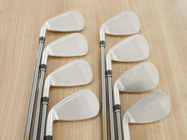 Iron set : Tourstage : ชุดเหล็ก Tourstage PHYZ Premium Model (รุ่นท๊อปสุด หายากสุด ตีง่าย ไกล เหมาะกับซีเนียร์) มีเหล็ก 5-Pw,Aw,Sw (8 ชิ้น) ก้านกราไฟต์ Flex R