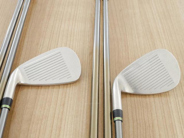 Iron set : Tourstage : ชุดเหล็ก Tourstage PHYZ Premium Model (รุ่นท๊อปสุด หายากสุด ตีง่าย ไกล เหมาะกับซีเนียร์) มีเหล็ก 5-Pw,Aw,Sw (8 ชิ้น) ก้านกราไฟต์ Flex R