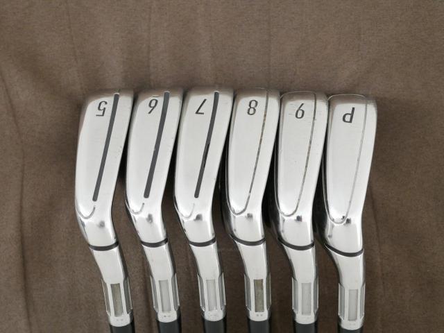 Iron set : Taylormade : ชุดเหล็ก Taylormade M6 (ออกปี 2019 Japan Spec) มีเหล็ก 5-Pw (6 ชิ้น) ก้านกราไฟต์ Mitsubishi FUBUKI TM6 Flex S
