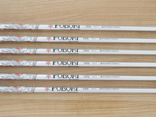 Iron set : Taylormade : ชุดเหล็ก Taylormade M6 (ออกปี 2019 Japan Spec) มีเหล็ก 5-Pw (6 ชิ้น) ก้านกราไฟต์ Mitsubishi FUBUKI TM6 Flex S