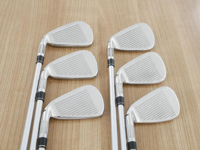 Iron set : Taylormade : ชุดเหล็ก Taylormade M6 (ออกปี 2019 Japan Spec) มีเหล็ก 5-Pw (6 ชิ้น) ก้านกราไฟต์ Mitsubishi FUBUKI TM6 Flex S