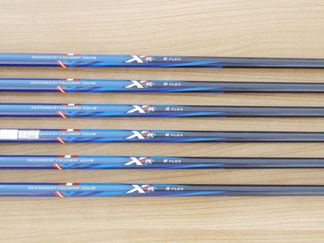 Iron set : Callaway : ชุดเหล็ก Callaway Steelhead XR (ปี 2017 ง่าย ไกล) มีเหล็ก 5-Pw (6 ชิ้น) ก้านกราไฟต์ Flex R
