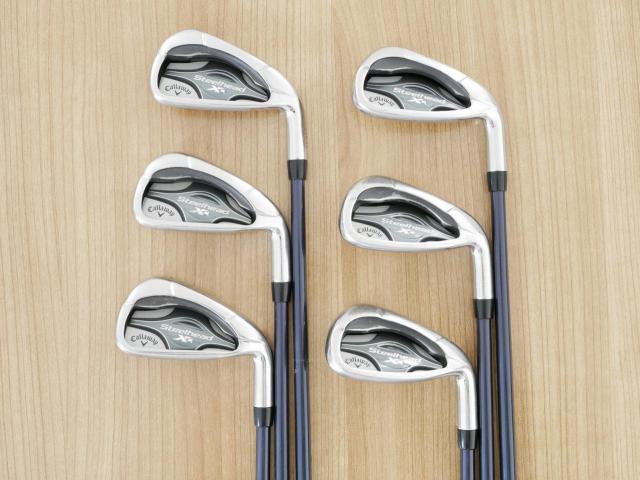 Iron set : Callaway : ชุดเหล็ก Callaway Steelhead XR (ปี 2017 ง่าย ไกล) มีเหล็ก 5-Pw (6 ชิ้น) ก้านกราไฟต์ Flex R