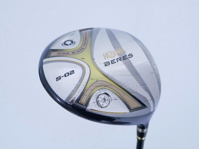 Driver : Honma : ไดรเวอร์ Honma Beres S-02 (460cc.) Loft 10 ก้าน ARMRQ 6 (45) Flex R (2 ดาว)