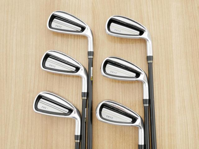 Iron set : Tourstage : ชุดเหล็ก Tourstage PHYZ III (ปี 2017 ซีรี่ย์ท๊อป ใบใหญ่ ตีง่าย ไกล) มีเหล็ก 5-Pw (6 ชิ้น) ก้านกราไฟต์ Flex R