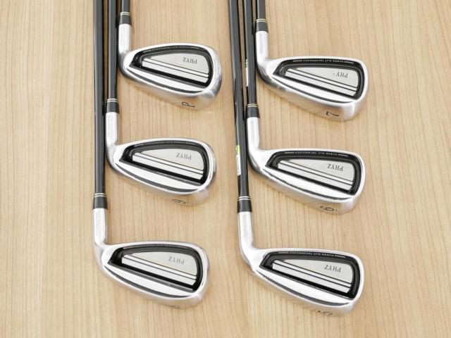 Iron set : Tourstage : ชุดเหล็ก Tourstage PHYZ III (ปี 2017 ซีรี่ย์ท๊อป ใบใหญ่ ตีง่าย ไกล) มีเหล็ก 5-Pw (6 ชิ้น) ก้านกราไฟต์ Flex R