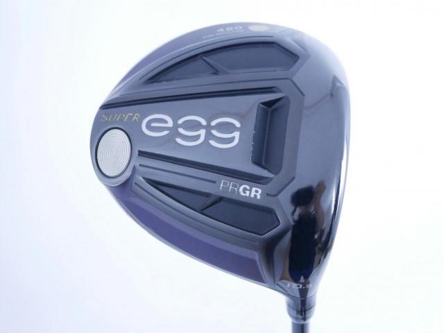 Driver : PRGR : **มีบุบ** ไดรเวอร์ PRGR Super EGG 480cc. (ปี 2021 หน้าเด้งเกินกฏ ตีไกลมาก) Loft 10.5 Flex R (M-37)