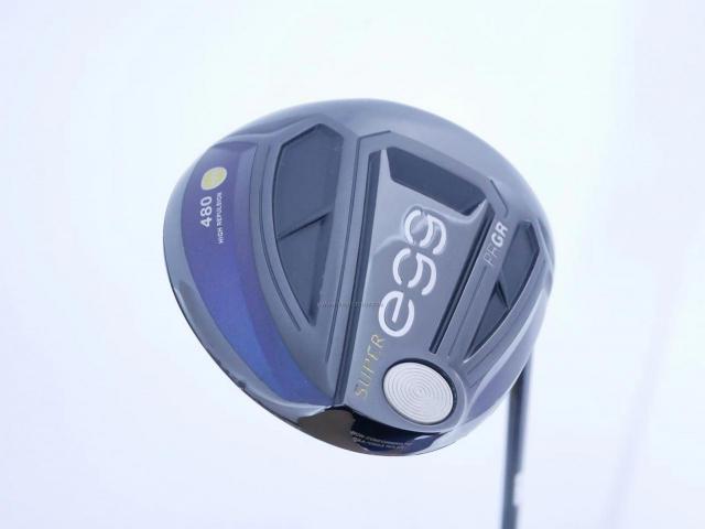 Driver : PRGR : **มีบุบ** ไดรเวอร์ PRGR Super EGG 480cc. (ปี 2021 หน้าเด้งเกินกฏ ตีไกลมาก) Loft 10.5 Flex R (M-37)