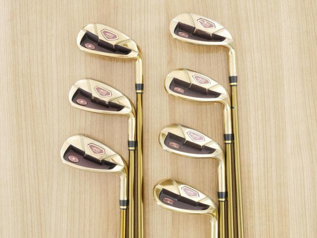 Iron set : Tsuruya : ชุดเหล็ก Tsuruya AXEL Gold Premium II (รุ่นปี 2017 ของใหม่ 6 หมื่นกว่าบาท หน้าเด้งสุดๆ ไกลสุดๆๆ) มีเหล็ก 7-Pw,Aw,As,Sw (7 ชิ้น ครบเซ็ต) ก้านกราไฟต์ Flex R