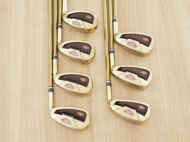 Iron set : Tsuruya : ชุดเหล็ก Tsuruya AXEL Gold Premium II (รุ่นปี 2017 ของใหม่ 6 หมื่นกว่าบาท หน้าเด้งสุดๆ ไกลสุดๆๆ) มีเหล็ก 7-Pw,Aw,As,Sw (7 ชิ้น ครบเซ็ต) ก้านกราไฟต์ Flex R