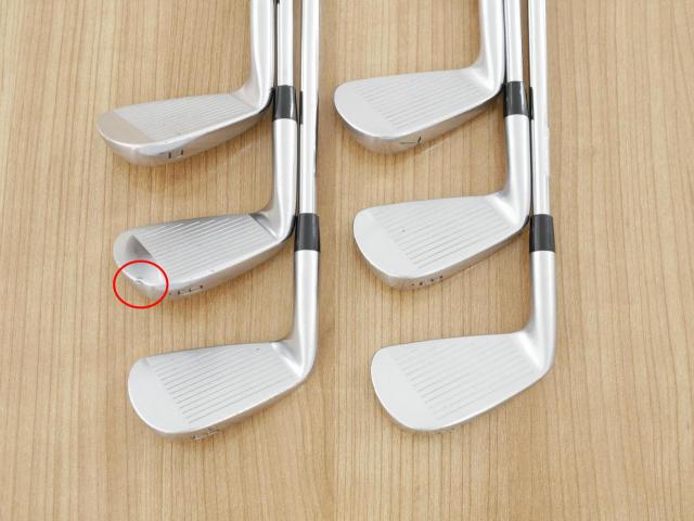 Iron set : Bridgestone : **มีตำหนิ** ชุดเหล็ก Bridgestone Tour B 201CB Forged (รุ่นปี 2021 นุ่ม แน่น คม) มีเหล็ก 5-Pw (6 ชิ้น) ก้านเหล็ก Dynamic Gold S200