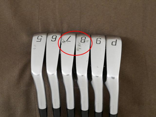Iron set : Bridgestone : **มีตำหนิ** ชุดเหล็ก Bridgestone Tour B 201CB Forged (รุ่นปี 2021 นุ่ม แน่น คม) มีเหล็ก 5-Pw (6 ชิ้น) ก้านเหล็ก Dynamic Gold S200
