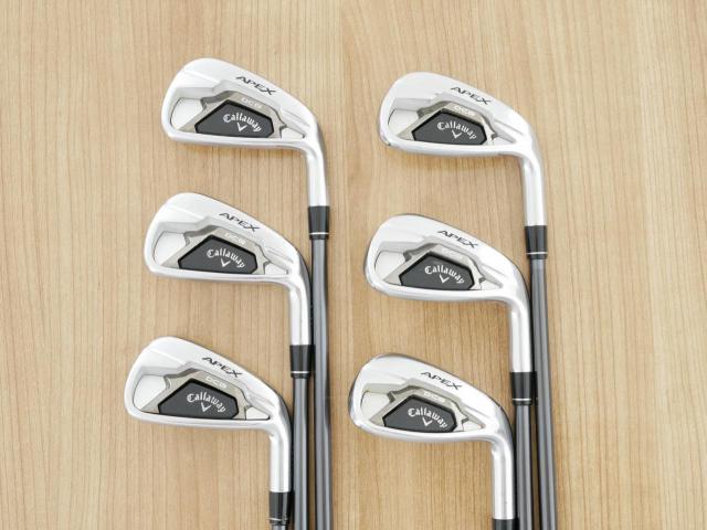 Iron set : Callaway : ชุดเหล็ก Callaway APEX DCB Forged (ปี 2022) มีเหล็ก 5-Pw (6 ชิ้น) ก้านกราไฟต์ Mitsubishi Diamana 55 Flex R