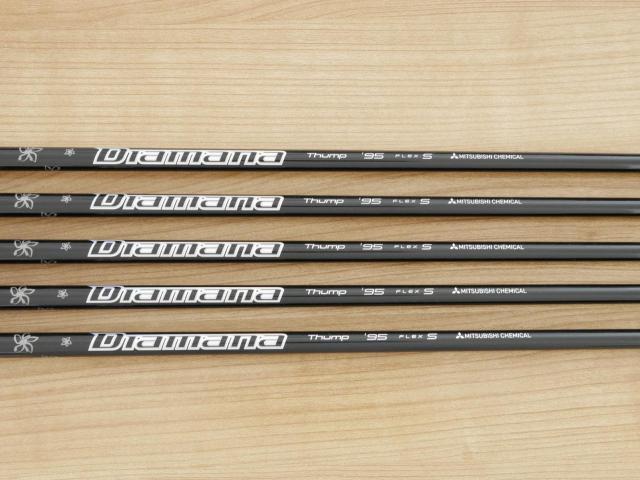 Iron set : Taylormade : ชุดเหล็ก Taylormade P770 Forged (รุ่นปี 2023 นุ่ม แน่น)  มีเหล็ก 6-Pw (5 ชิ้น) ก้านกราไฟต์ Mitsubishi Diamana Thump i95 Flex S