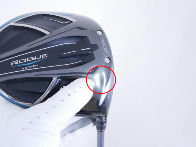 Driver : Callaway : **มีบุบ** ไดรเวอร์ Callaway Rogue Star Loft 10.5 ก้าน Fujikura Speeder Evolution Flex SR
