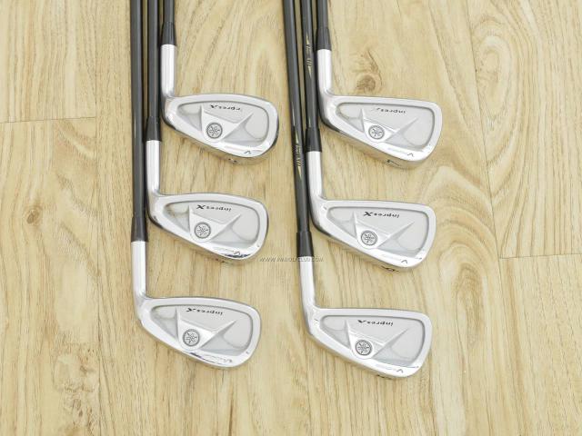 Iron set : Yamaha : ชุดเหล็ก Yamaha Inpres X (V Forged) มีเหล็ก 5-Pw (6 ชิ้น) ก้านกราไฟต์ Tour AD AD-75 Flex R