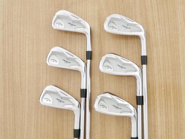 Iron set : Callaway : ชุดเหล็ก Callaway APEX Pro Forged (ออกปี 2019) มีเหล็ก 5-Pw (6 ชิ้น) ก้านเหล็ก NS Pro 950 Flex S