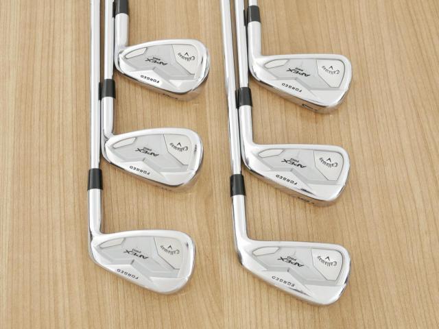 Iron set : Callaway : ชุดเหล็ก Callaway APEX Pro Forged (ออกปี 2019) มีเหล็ก 5-Pw (6 ชิ้น) ก้านเหล็ก NS Pro 950 Flex S