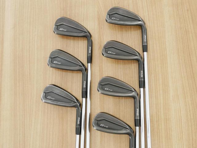 Iron set : Ping : ชุดเหล็ก Ping G710 (ปี 2021 Japan Spec. ใบใหญ่ ง่ายที่สุด ไกลที่สุดของ Ping) มีเหล็ก 5-Pw,Aw (7 ชิ้น) ก้านเหล็ก NS Pro 950 NEO Flex R