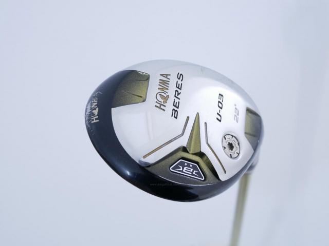 Fairway Wood : Honma : ไม้กระเทย Honma Beres U-03 (ปี 2016) Loft 22 ก้าน ARMRQ 8 (49) Flex R (2 ดาว)