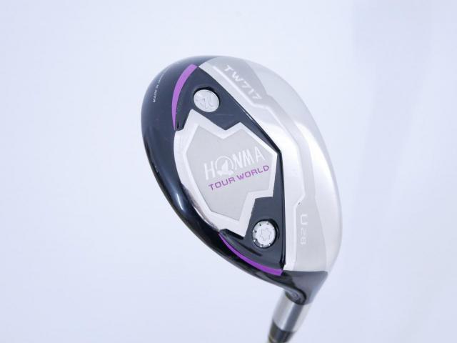 Lady club : All : ไม้กระเทย Honma Tour World TW717 Loft 28 ก้านกราไฟต์ Vizard UT500 Flex L
