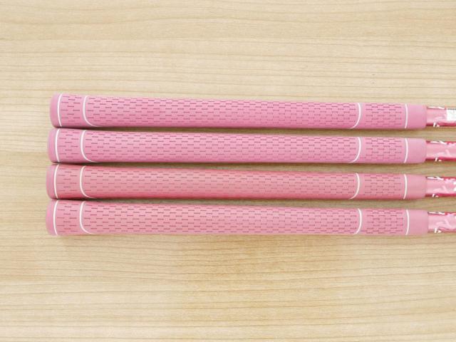 Lady club : All : ชุดเหล็ก Kasco Dimpals EL (ใบใหญ่ ตีง่าย) มีเหล็ก 8-Pw,Sw (4 ชิ้น) ก้านกราไฟต์ Flex L