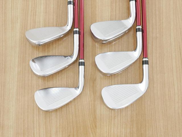 Iron set : Katana : ชุดเหล็ก Katana Voltio NINJA 880Hi Silver (รุ่นท็อปสุด ปี 2018 ตีง่าย ไกล สวยมากๆ) มีเหล็ก 6-Pw,Aw (6 ชิ้น) ก้านกราไฟต์ Fujikura Speeder 361 Flex R