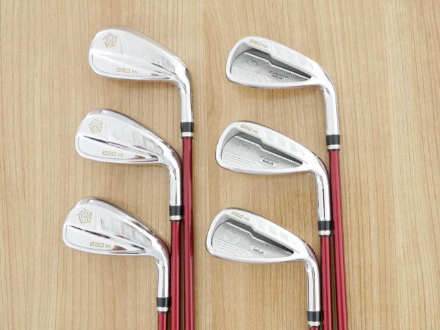 Iron set : Katana : ชุดเหล็ก Katana Voltio NINJA 880Hi Silver (รุ่นท็อปสุด ปี 2018 ตีง่าย ไกล สวยมากๆ) มีเหล็ก 6-Pw,Aw (6 ชิ้น) ก้านกราไฟต์ Fujikura Speeder 361 Flex R