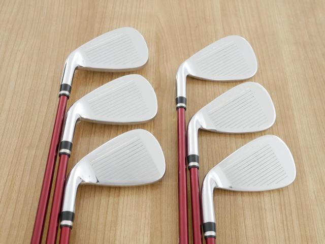 Iron set : Katana : ชุดเหล็ก Katana Voltio NINJA 880Hi Silver (รุ่นท็อปสุด ปี 2018 ตีง่าย ไกล สวยมากๆ) มีเหล็ก 6-Pw,Aw (6 ชิ้น) ก้านกราไฟต์ Fujikura Speeder 361 Flex R