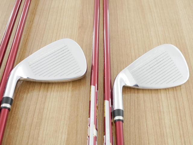 Iron set : Katana : ชุดเหล็ก Katana Voltio NINJA 880Hi Silver (รุ่นท็อปสุด ปี 2018 ตีง่าย ไกล สวยมากๆ) มีเหล็ก 6-Pw,Aw (6 ชิ้น) ก้านกราไฟต์ Fujikura Speeder 361 Flex R