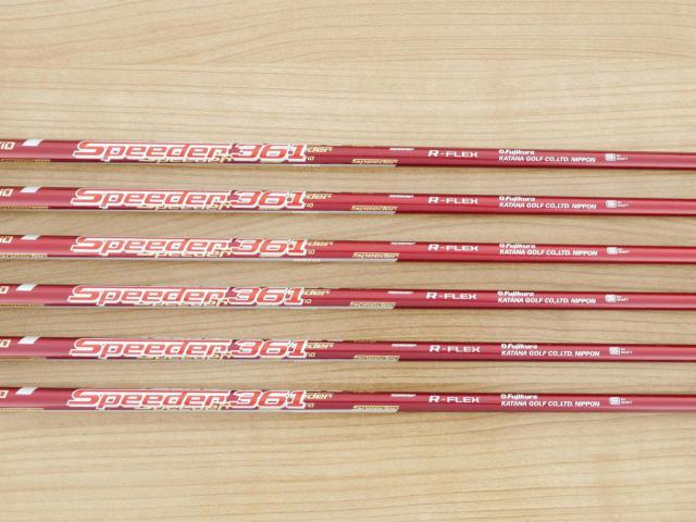 Iron set : Katana : ชุดเหล็ก Katana Voltio NINJA 880Hi Silver (รุ่นท็อปสุด ปี 2018 ตีง่าย ไกล สวยมากๆ) มีเหล็ก 6-Pw,Aw (6 ชิ้น) ก้านกราไฟต์ Fujikura Speeder 361 Flex R