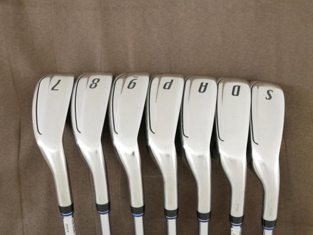 Iron set : XXIO : ชุดเหล็ก XXIO Cross 2 (ออกปี 2021 ตีไกลที่สุดของที่สุดจาก XXIO หน้าเด้งสุดๆ) มีเหล็ก 7-Pw,Aw,Dw,Sw (7 ชิ้น ตีไกลกว่าปกติ 2 เบอร์) ก้านเหล็ก NS Pro 860 DST Flex S