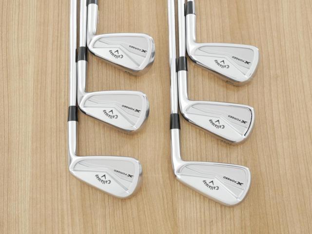 Iron set : Callaway : ชุดเหล็ก Callaway X Forged (รุ่นล่าสุด ปี 2024 นุ่ม แน่น หล่อมาก) มีเหล็ก 5-Pw (6 ชิ้น) ก้านเหล็ก NS Pro Modus 105 Flex S