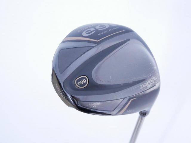 Driver : PRGR : ไดรเวอร์ PRGR Super EGG Evolution 500cc. (รุ่นล่าสุด ออกปี 2024 หน้าเด้งเกินกฏ ตีไกลมาก) Loft 10.5 Flex R2 (M-35)