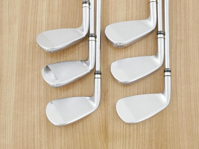 Iron set : PRGR : ชุดเหล็กกระเทย PRGR NEW Egg Forged (รุ่นปี 2020 ตีง่ายและไกลมากๆ เด้งสุดๆ COR 0.82) มีเหล็ก 6-Pw,Aw (6 ชิ้น) ก้านเหล็ก NS Pro ZELOS 7 