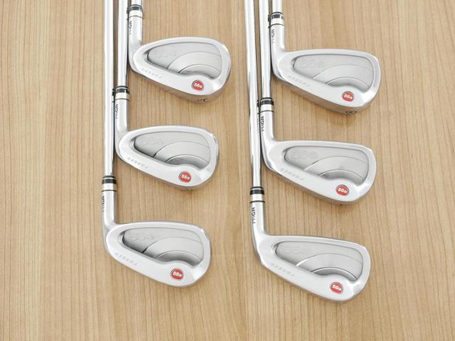 Iron set : PRGR : ชุดเหล็กกระเทย PRGR NEW Egg Forged (รุ่นปี 2020 ตีง่ายและไกลมากๆ เด้งสุดๆ COR 0.82) มีเหล็ก 6-Pw,Aw (6 ชิ้น) ก้านเหล็ก NS Pro ZELOS 7 