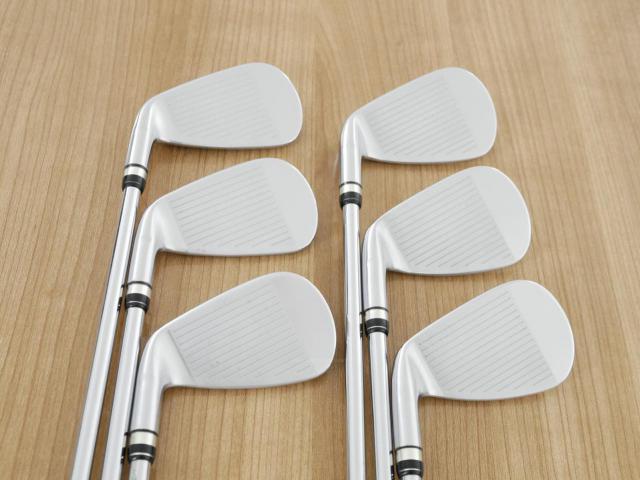 Iron set : PRGR : ชุดเหล็กกระเทย PRGR NEW Egg Forged (รุ่นปี 2020 ตีง่ายและไกลมากๆ เด้งสุดๆ COR 0.82) มีเหล็ก 6-Pw,Aw (6 ชิ้น) ก้านเหล็ก NS Pro ZELOS 7 