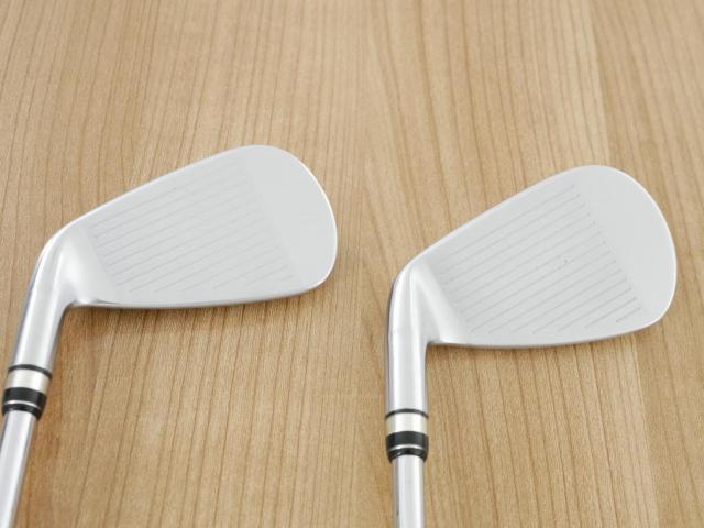 Iron set : PRGR : ชุดเหล็กกระเทย PRGR NEW Egg Forged (รุ่นปี 2020 ตีง่ายและไกลมากๆ เด้งสุดๆ COR 0.82) มีเหล็ก 6-Pw,Aw (6 ชิ้น) ก้านเหล็ก NS Pro ZELOS 7 