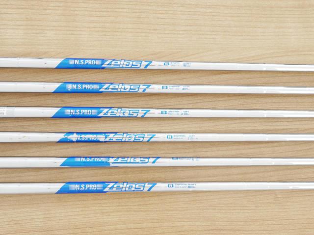 Iron set : PRGR : ชุดเหล็กกระเทย PRGR NEW Egg Forged (รุ่นปี 2020 ตีง่ายและไกลมากๆ เด้งสุดๆ COR 0.82) มีเหล็ก 6-Pw,Aw (6 ชิ้น) ก้านเหล็ก NS Pro ZELOS 7 