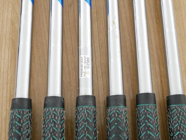 Iron set : PRGR : ชุดเหล็กกระเทย PRGR NEW Egg Forged (รุ่นปี 2020 ตีง่ายและไกลมากๆ เด้งสุดๆ COR 0.82) มีเหล็ก 6-Pw,Aw (6 ชิ้น) ก้านเหล็ก NS Pro ZELOS 7 