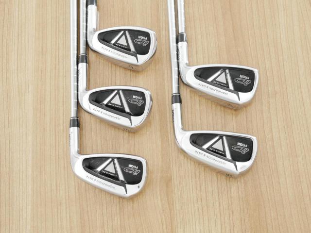 Iron set : PRGR : ชุดเหล็ก PRGR ID Nabla X Black มีเหล็ก 6-Pw (5 ชิ้น) ก้านกราไฟต์ Flex SR (M-40)