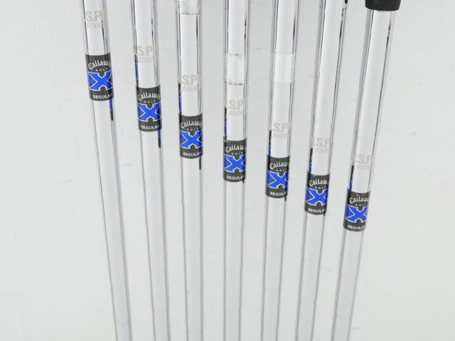 Iron set : Callaway : ชุดเหล็ก Callaway X Forged มีเหล็ก 4-Pw (7 ชิ้น) ก้านเหล็ก NS Pro 950 Flex R