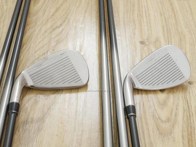 Iron set : Taylormade : ชุดเหล็ก Taylormade XR-05 (หน้า Titanium รุ่นท็อป) มีเหล็ก 5-Pw,Aw,Sw (8 ชิ้น) ก้านกราไฟต์ Flex R